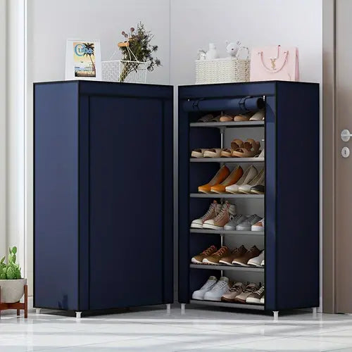 6-Layer Shoe Rack Cabinet: Waterproof, Dustproof & Lightweight shopping Light PK