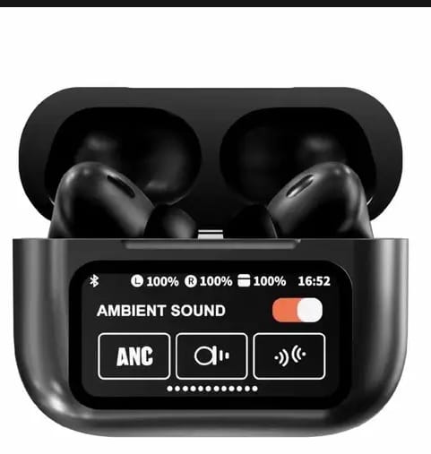 A9 LED Display Earbuds With Touch Screan Display PPA Accessories