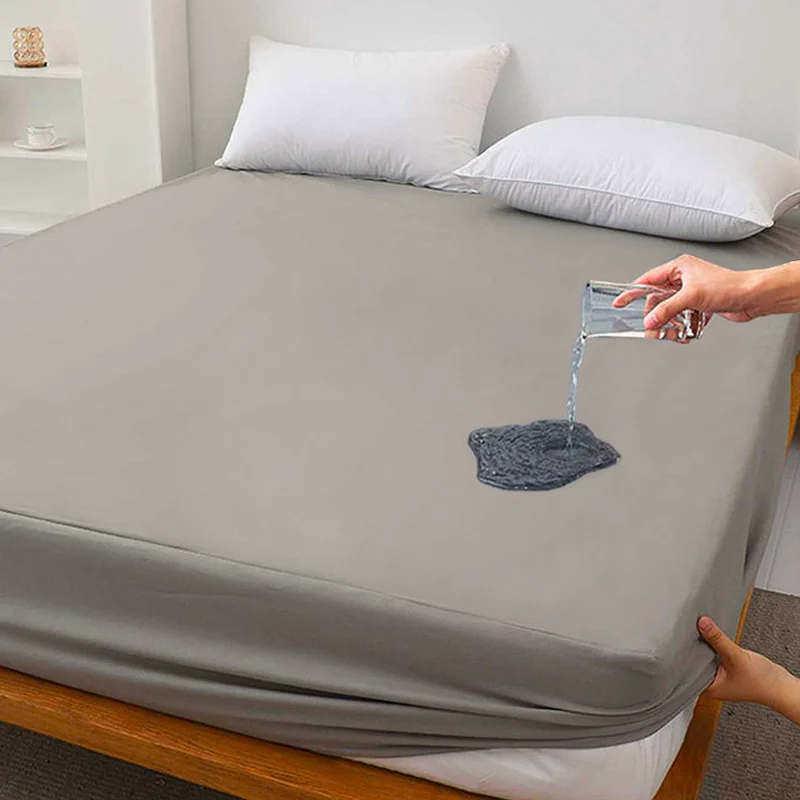 Waterproof Mattress Cover Double Bed Fitted Bed Sheet Trustify