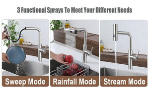 Universal Kitchen Waterfall Faucet shopping Light PK