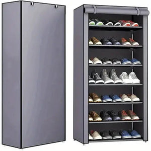 6-Layer Shoe Rack Cabinet: Waterproof, Dustproof & Lightweight shopping Light PK