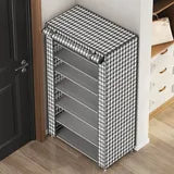 6-Layer Shoe Rack Cabinet: Waterproof, Dustproof & Lightweight shopping Light PK