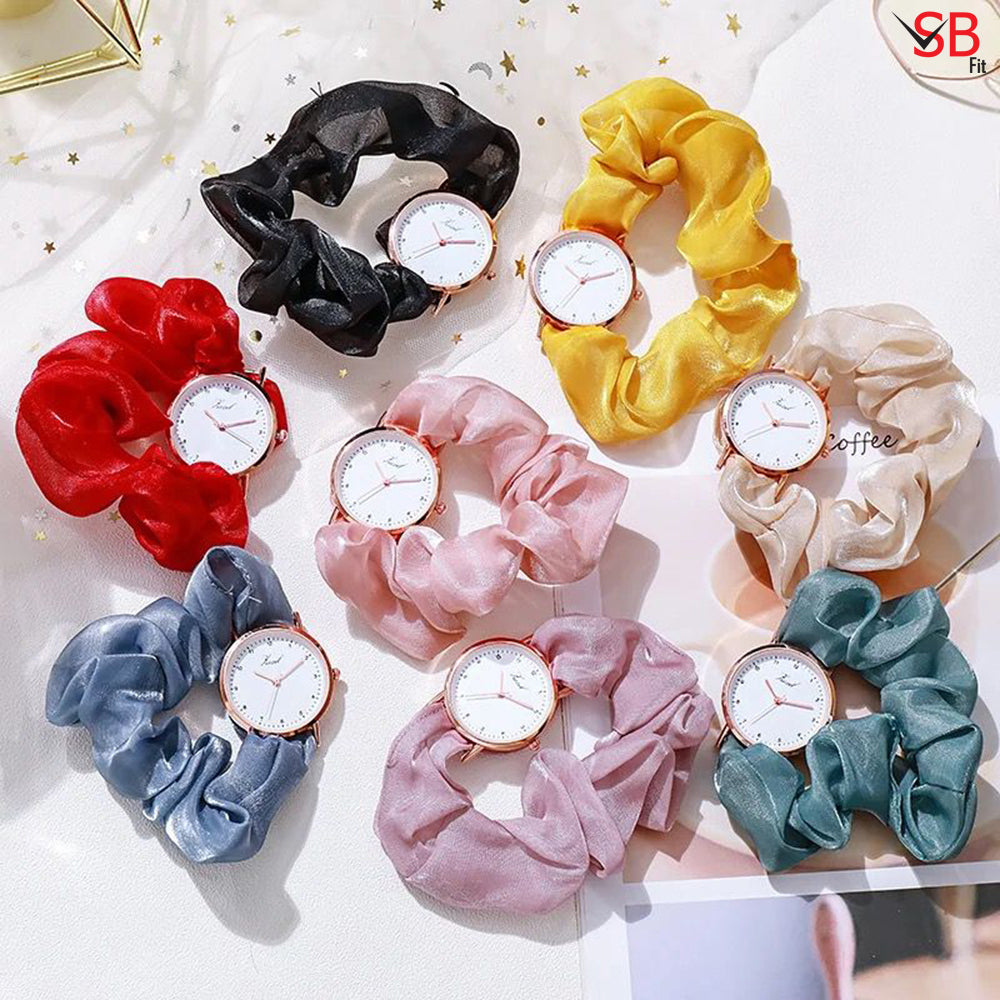 Stylish Scrunchies Watch for Girls by SB FIT® My Store