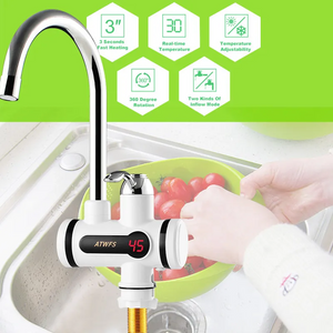 Instant Electric Water Heater Tap With LED Temperature Display Trustify