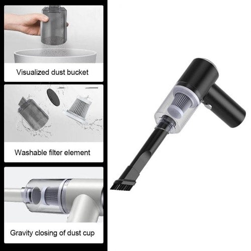 2 In 1 Car Vacuum Cleaner Usb Wireless Household Car (rechargeable) Trustify