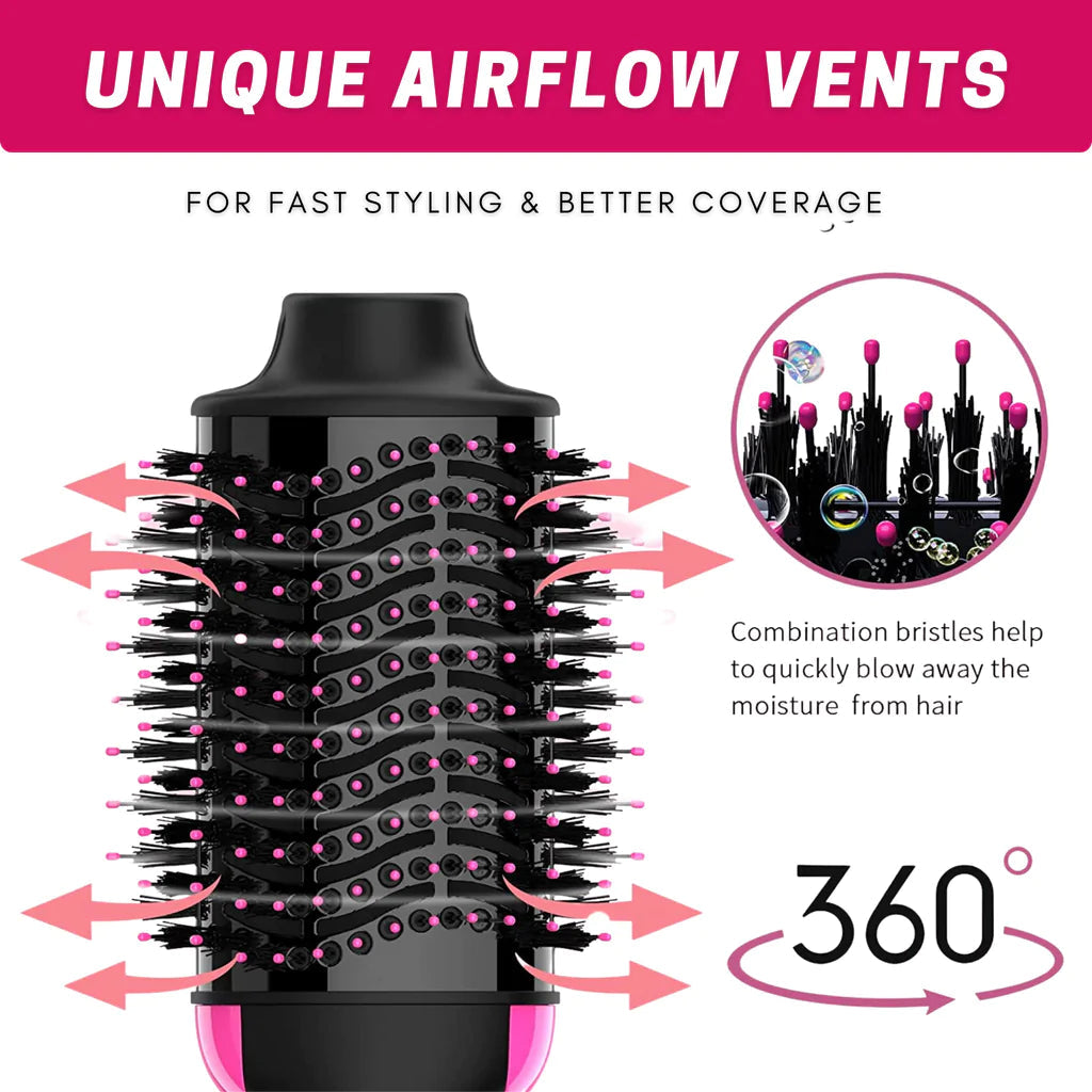 3-in-1 Hair Dryer & Styler Volumizer wowkart.pk