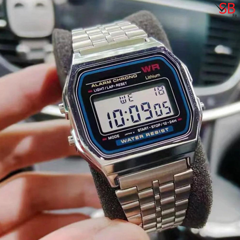 Sleek Stainless Steel LED Digital Watch SB FIT™