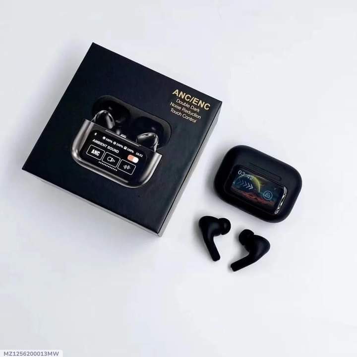 A9 LED Display Earbuds With Touch Screan Display PPA Accessories
