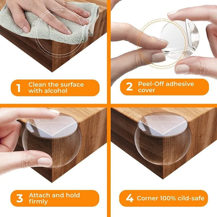 Table Silicone Corner Protector PkOnlineMall