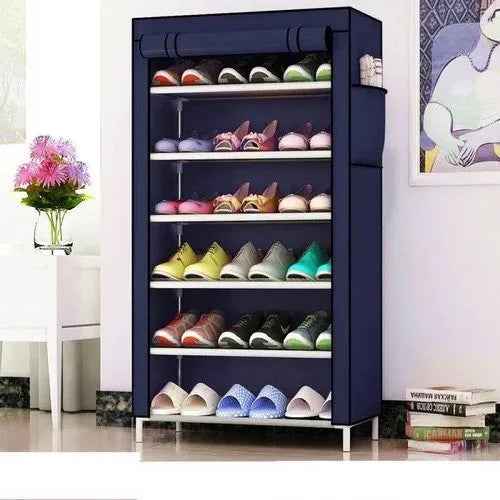 6-Layer Shoe Rack Cabinet: Waterproof, Dustproof & Lightweight shopping Light PK