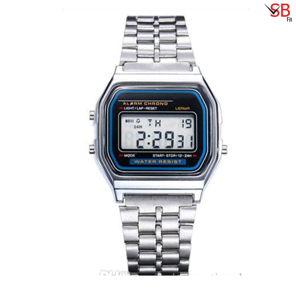 Sleek Stainless Steel LED Digital Watch SB FIT™