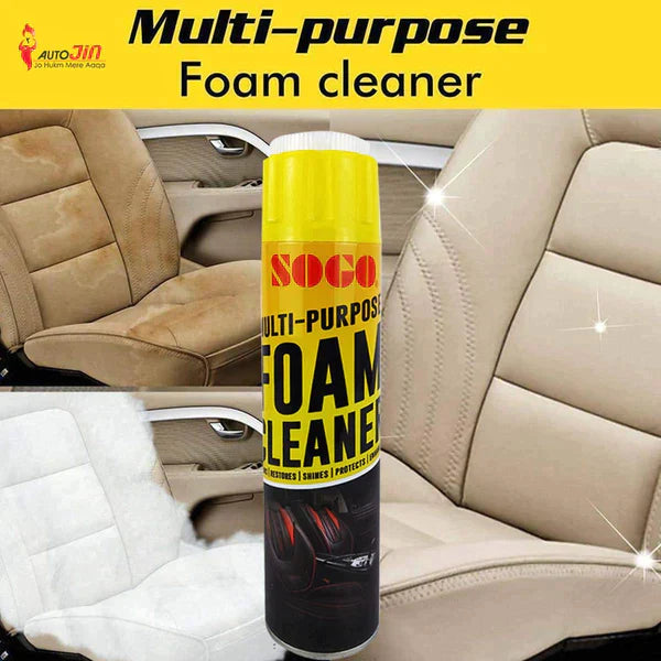 Multi-Purpose Fabric, Carpet, Leather and Car Foam Cleaner Trustify