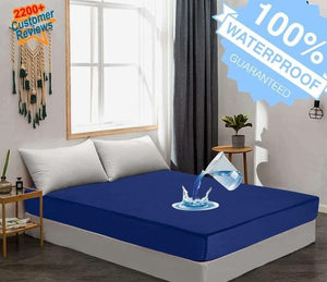 Waterproof Mattress Cover Double Bed Fitted Bed Sheet Trustify