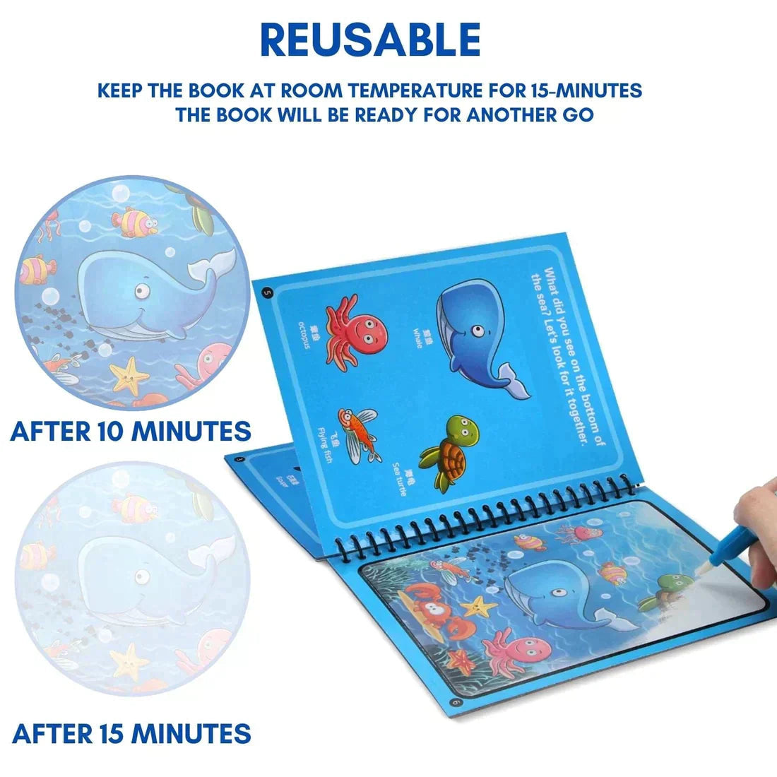 Magic Water Coloring Book Trustify