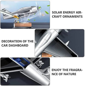 Premium Metal Solar Helicopter Car air freshener for Car And Home Trustify