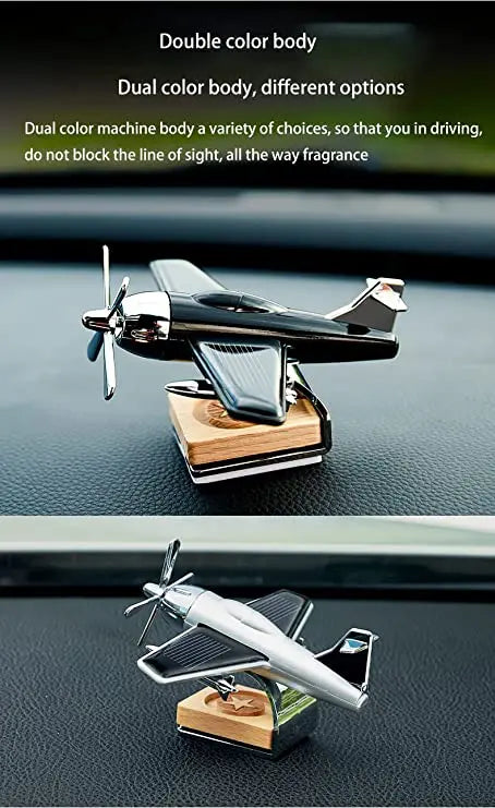 Premium Metal Solar Helicopter Car air freshener for Car And Home Trustify
