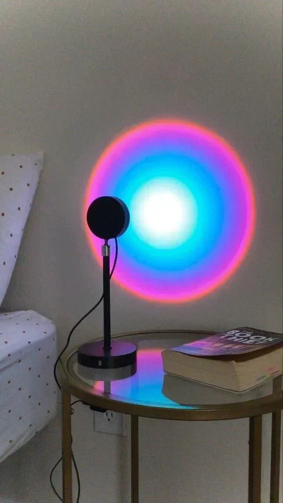 Sunset Lamp Multi Color With Remote Avuke Goods