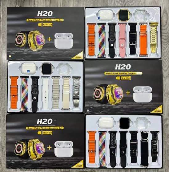 Latest H20 Ultra Smart Watch with Earbuds PPA Accessories