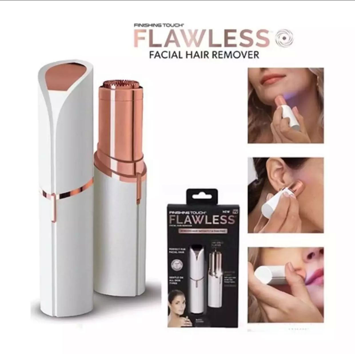 Flawless Facial Hair Remover (cell Operated) Trustify