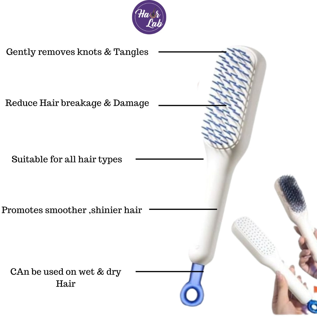 Self cleaning Brush. hairlab.com.pk
