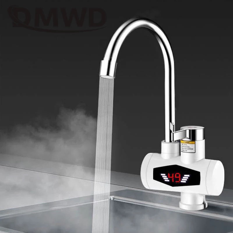 Instant Electric Water Heater Tap With LED Temperature Display Trustify