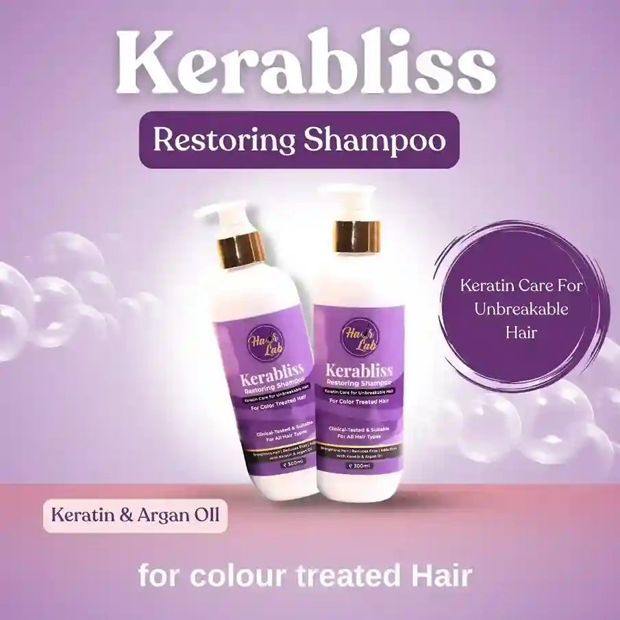 Kerabliss | Best Keratin Shampoo & Conditioner for Color-Treated Hair | (e300ml) Hairlab