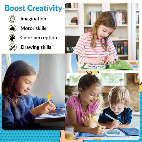 Magic Water Coloring Book Trustify