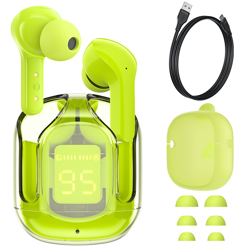 AIR31 Crystal Display Wireless Earphones PPA Accessories