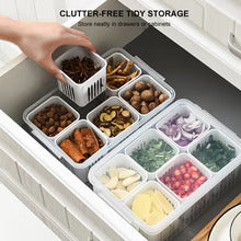 6-Grids Refrigerator Storage Box shopping Light PK
