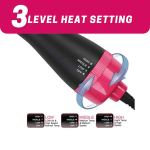 3-in-1 Hair Dryer & Styler Volumizer wowkart.pk