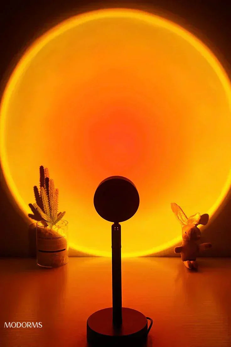 Sunset Lamp Multi Color With Remote Avuke Goods