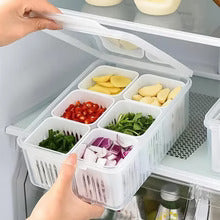 6-Grids Refrigerator Storage Box shopping Light PK