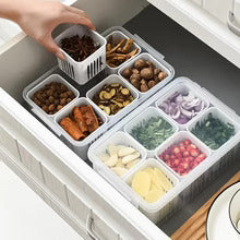 6-Grids Refrigerator Storage Box shopping Light PK