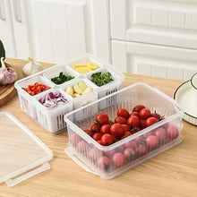 6-Grids Refrigerator Storage Box shopping Light PK