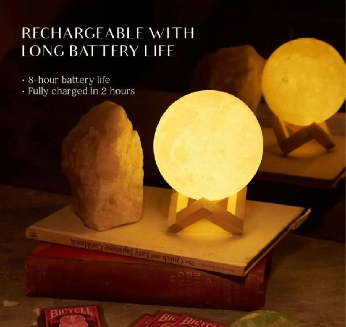 Trending Chargeable LED Moon Light Lamp With Stand – SB FIT SB FIT™
