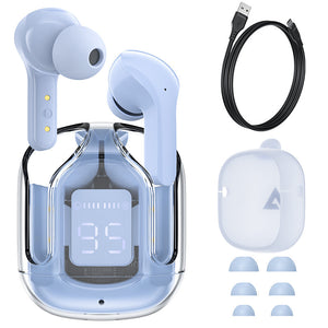 AIR31 Crystal Display Wireless Earphones PPA Accessories