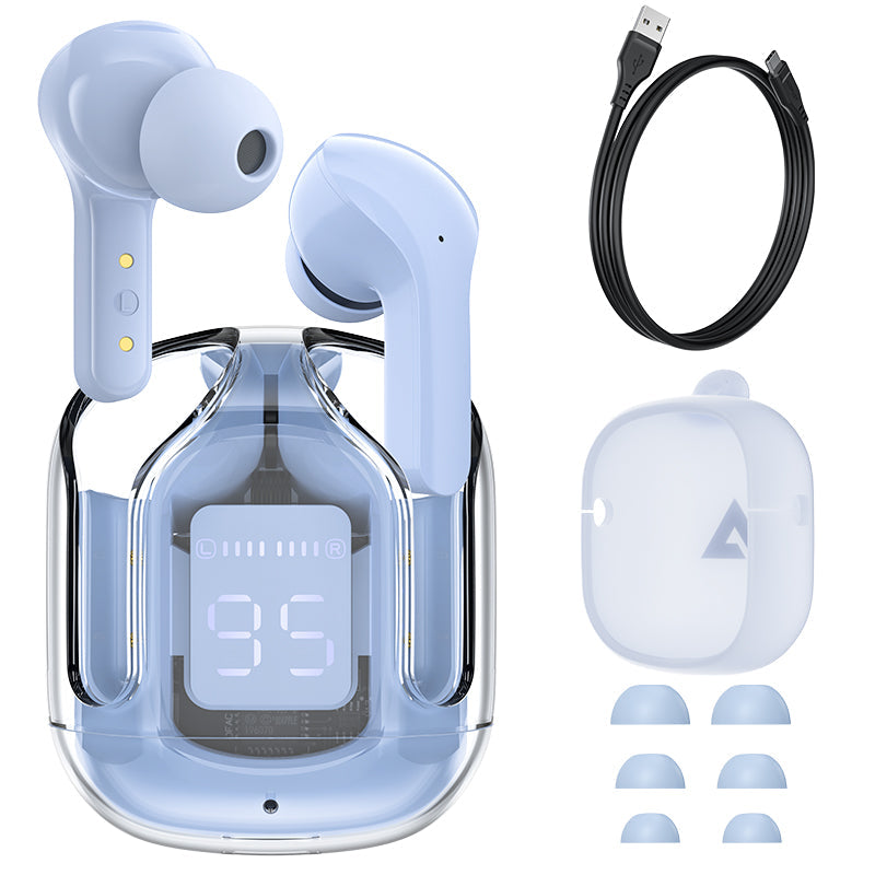 AIR31 Crystal Display Wireless Earphones PPA Accessories