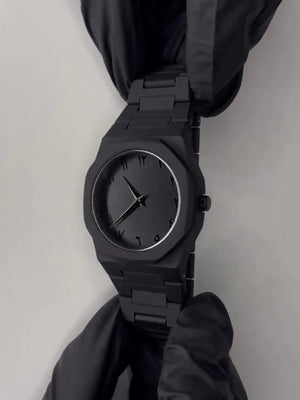 Full BLACK AURA Quartz Watch – Lightweight Design, , Premium Quality & Finish – Best Quality Analog Watch For Boys – Watch For Men | Full Black Color Watch – With Box zayrova