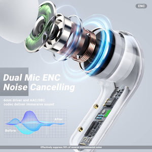 AIR31 Crystal Display Wireless Earphones PPA Accessories
