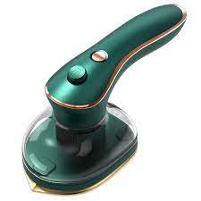 Mini Steam Iron with comfortable handle and green color Aram ka bazar