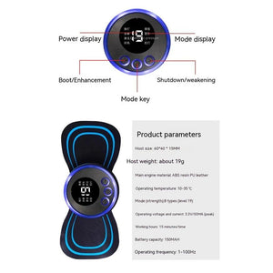 EMS Mini Electric Body Massager – Cervical, Neck & Back Pain Relief ONLINE MARKET