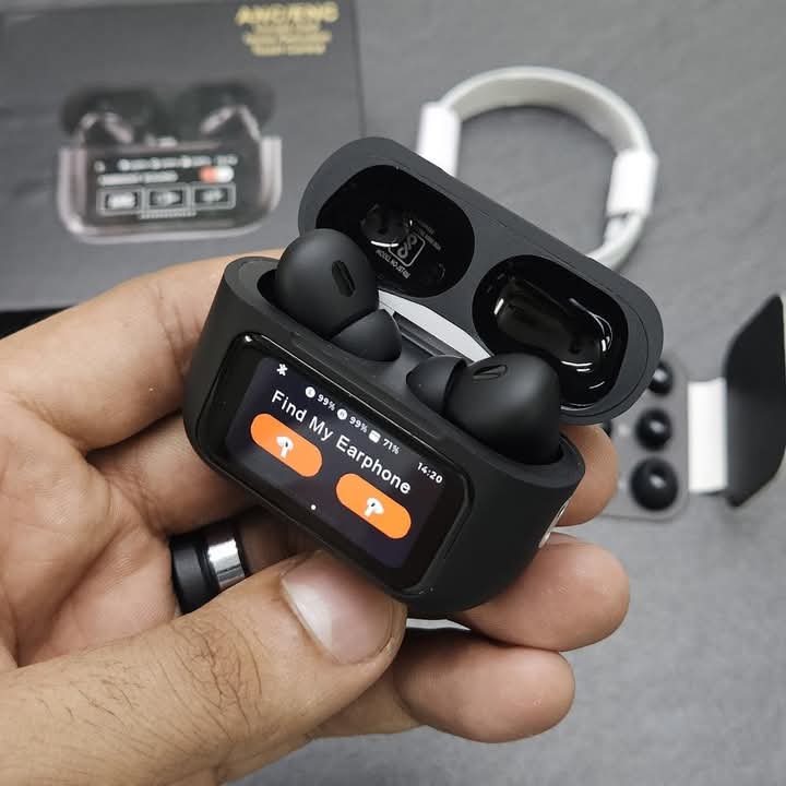 A9 LED Display Earbuds With Touch Screan Display PPA Accessories