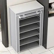 6-Layer Shoe Rack Cabinet: Waterproof, Dustproof & Lightweight shopping Light PK