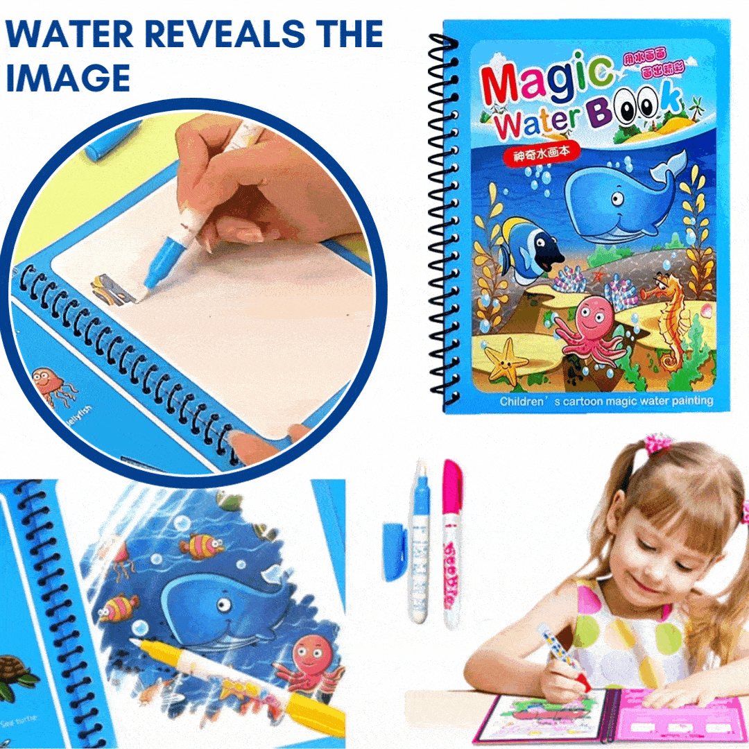 Magic Water Coloring Book Trustify