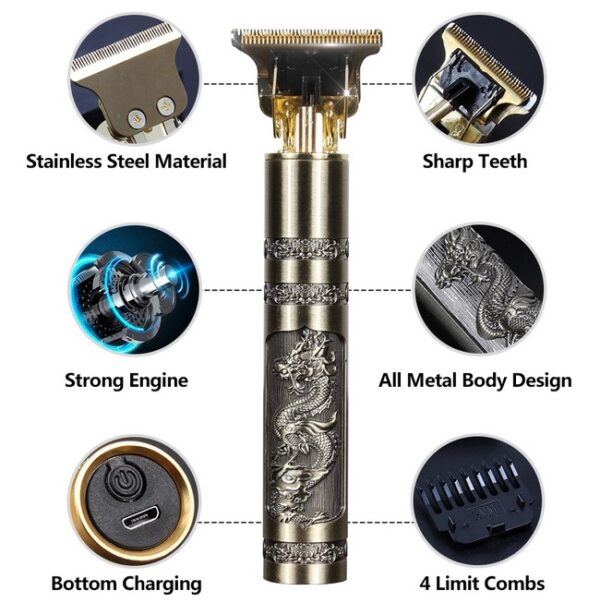Professional T9 Trimmer Metal Shaver Trustify