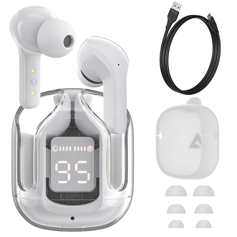 AIR31 Crystal Display Wireless Earphones PPA Accessories