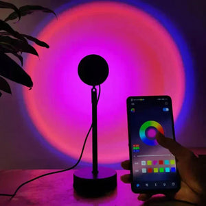 Sunset Lamp Multi Color With Remote Avuke Goods
