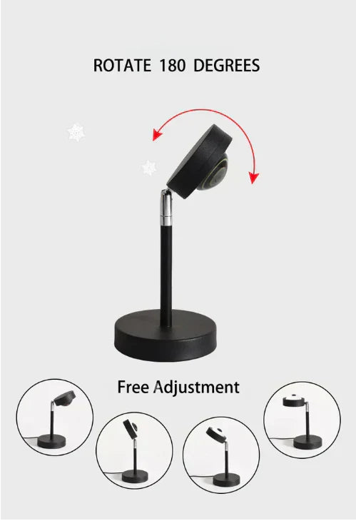 Sunset Lamp Multi Color With Remote Avuke Goods